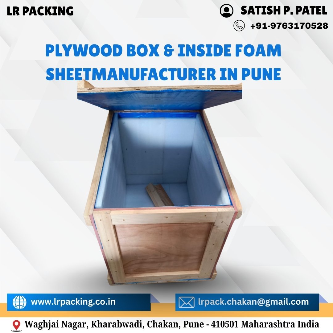 Plywood Box & Inside Foam Sheet