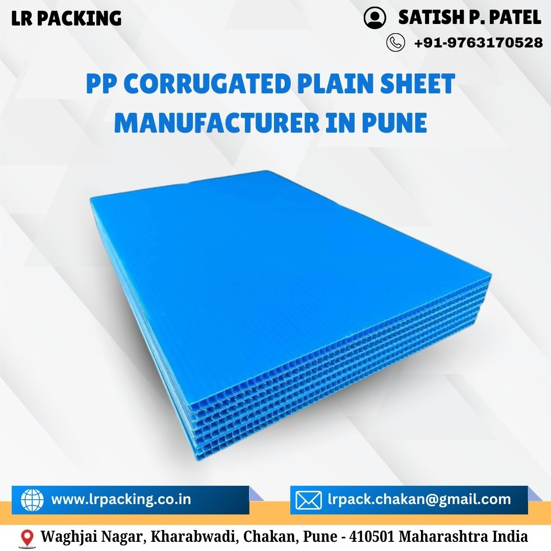 PP Corrugated Plain Sheet